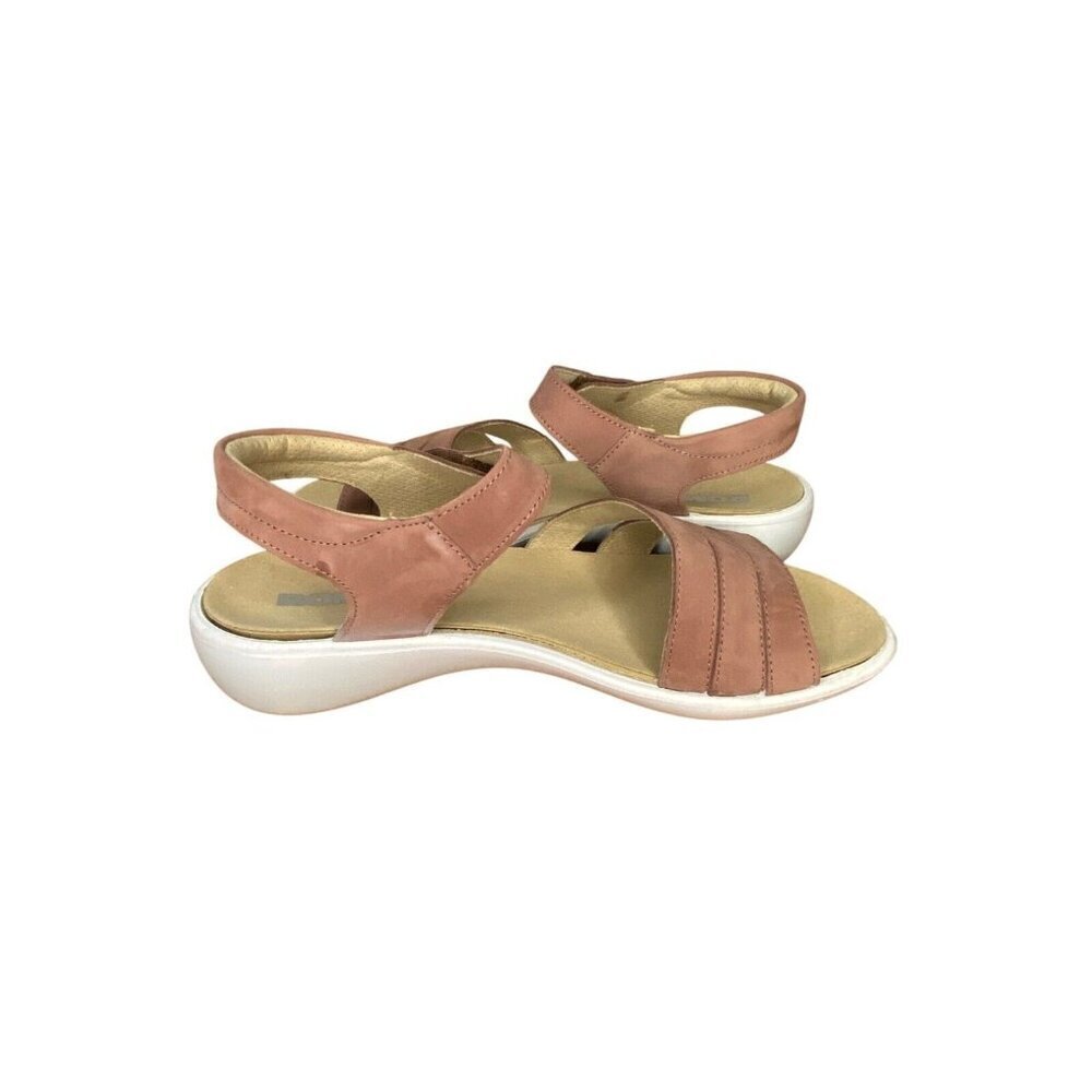 Romika Rose Suede Sandals Size 41 / 10 Adjustable Strap & Cushioned Sole Comfort - Picture 3 of 7
